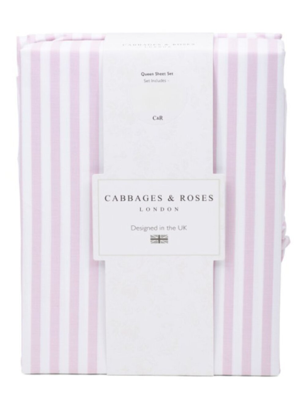 CABBAGES & ROSES Pinstriped Sheet Set